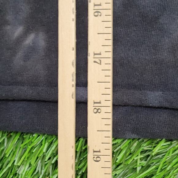 Aaliyah Cropped Shirt Womens Large 21x18 Black Pop - Picture 5 of 11